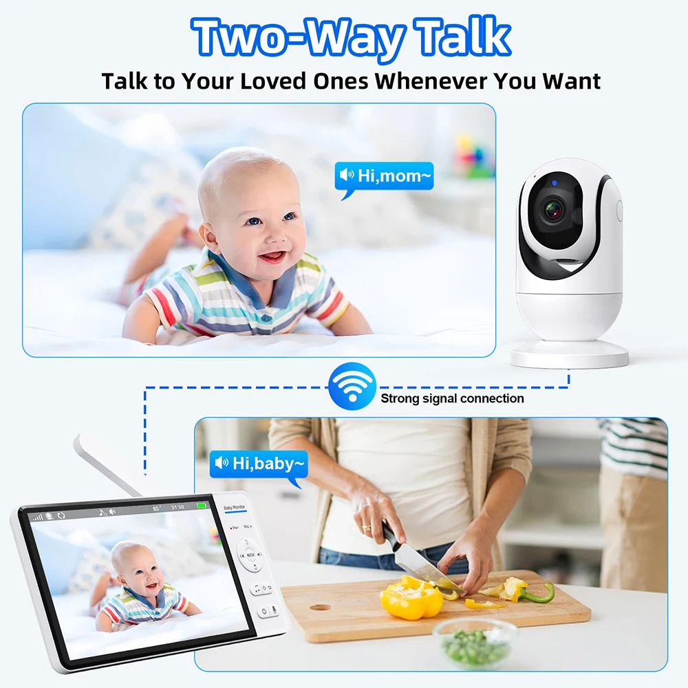 7.0 ''Video Baby Monitor 720P  - Home Cinema Wireless recensione e prezzo
